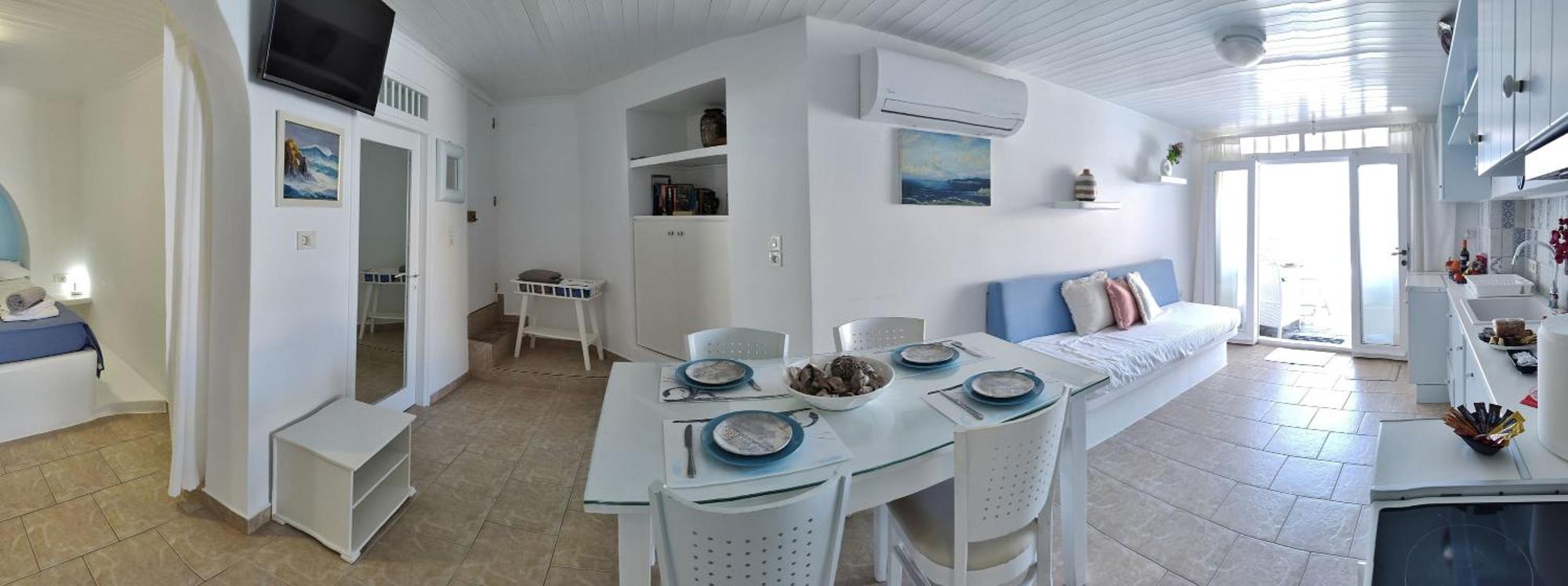 Blue Mare Apartments On The Beach Firopotamos Quarto foto